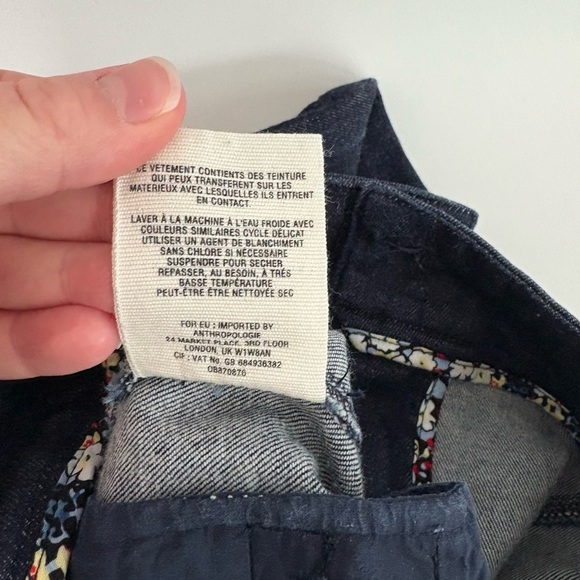 Anthropologie Pilcro And The Letterpress Dark High Rise Flare Jeans - Picture 6 of 6